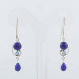 Lapis Lazuli Silver Earrings