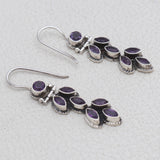 Amethyst Silver Earrings