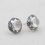 Natural Pearl Silver Earrings