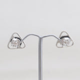 Dendritic Opal Silver Studs Earrings