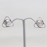 Dendritic Opal Silver Studs Earrings