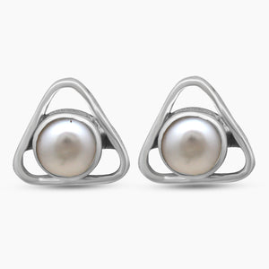 Larimar Silver Studs Earrings