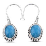 Natural Spiny Oyster Turquoise Silver Earrings