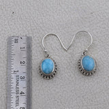 Natural Spiny Oyster Turquoise Silver Earrings