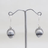 Dendritic Opal Silver Earrings