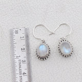 Natural Spiny Oyster Turquoise Silver Earrings