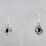 Natural Spiny Oyster Turquoise Silver Earrings