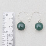 Larimar Silver Earrings