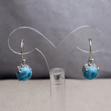 Larimar Silver Earrings