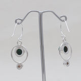 925 Sterling Silver Malachite Earrings