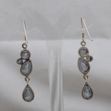 Mystic Quartz Silver Earrings