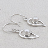 Freshwater Pearl Silver Earrings