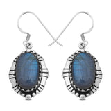 Labradorite Silver Earrings