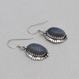 Labradorite Silver Earrings