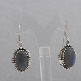 Labradorite Silver Earrings