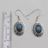 Labradorite Silver Earrings