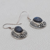 Labradorite Silver Earrings