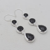 Chrysoprase Silver Earrings