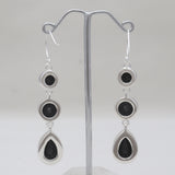 Chrysoprase Silver Earrings
