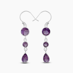 Chrysoprase Silver Earrings