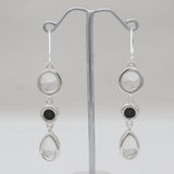 Chrysoprase Silver Earrings
