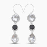 Chrysoprase Silver Earrings