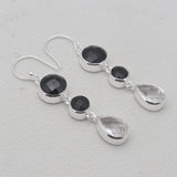 Chrysoprase Silver Earrings
