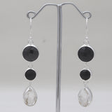 Chrysoprase Silver Earrings