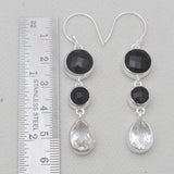 Chrysoprase Silver Earrings