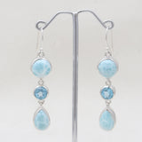 Chrysoprase Silver Earrings