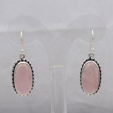 Rainbow Moonstone Silver Earrings