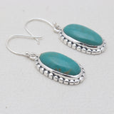 Rainbow Moonstone Silver Earrings