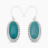 Rainbow Moonstone Silver Earrings