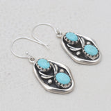 Arizona Turquoise Silver Earrings