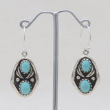 Arizona Turquoise Silver Earrings