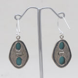 Arizona Turquoise Silver Earrings