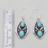 Arizona Turquoise Silver Earrings