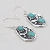 Arizona Turquoise Silver Earrings