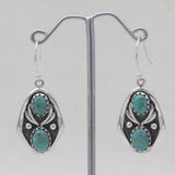 Arizona Turquoise Silver Earrings