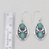 Arizona Turquoise Silver Earrings