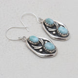 Arizona Turquoise Silver Earrings