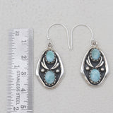 Arizona Turquoise Silver Earrings