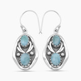 Arizona Turquoise Silver Earrings