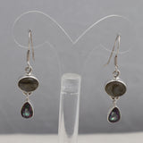 Labradorite Silver Earrings