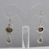 Labradorite Silver Earrings