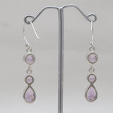 Amethyst Silver Earrings