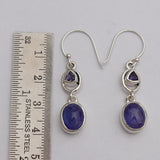 925 Silver Larimar Earring