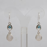 925 Silver Larimar Earring