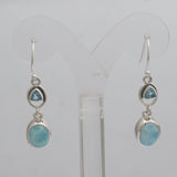 925 Silver Larimar Earring