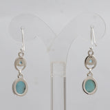 925 Silver Larimar Earring